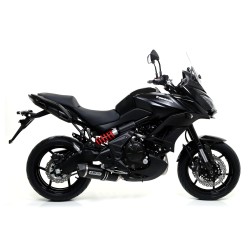 Terminale Race-Tech Approved alluminio Dark" con fondello carby" Kawasaki Versys 650 2015 2016