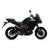 Terminale Race-Tech Approved alluminio Dark" con fondello carby" Kawasaki Versys 650 2015 2016
