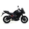 Terminale Race-Tech alluminio con fondello carby Kawasaki Versys 650 2015 2016