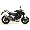 Terminale Pro-Racing con fondello in carbonio Kawasaki Z 800 2013 2016