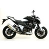 Terminale Pro-Racing con fondello in carbonio Kawasaki Z 800 2013 2016