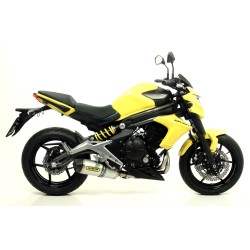 Terminale Race-Tech alluminio White" con fondello carby" Kawasaki ER-6N 2012 2016