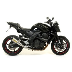 Terminale Race-Tech alluminio White" con fondello carby" Kawasaki Z 750 2007 2014