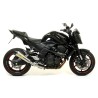 Terminale Race-Tech alluminio White" con fondello carby" Kawasaki Z 750 2007 2014