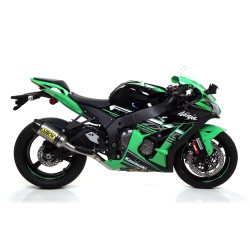 Terminale Race-Tech titanio con fondello carby Kawasaki ZX-10R 2016 2019