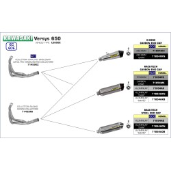 Terminale Race-Tech Alluminio Kawasaki Versys 650 2017 2020