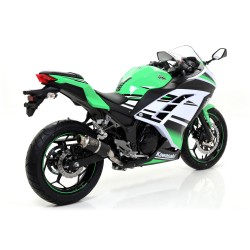 Kit completo COMPETITION EVO Full Titanium" con dBKiller con fondello carby" Kawasaki NINJA 300 2013 2016