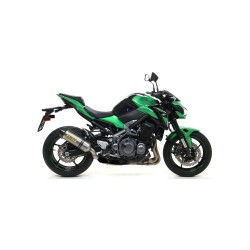 Terminale Race-Tech Approved alluminio Dark" con fondello carby" Kawasaki Z 900 2017 2019