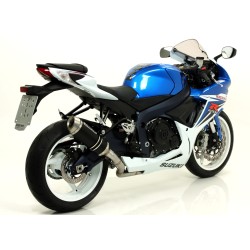 Terminale Thunder Approved carbonio con fondello carby Suzuki GSX-R 600 i.e. 2011 2016