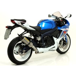 Terminale Thunder Approved carbonio con fondello carby Suzuki GSX-R 600 i.e. 2011 2016