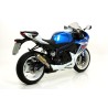 Terminale Thunder Approved carbonio con fondello carby Suzuki GSX-R 600 i.e. 2011 2016