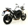 Terminale Race-Tech alluminio Dark" con fondello carby" Suzuki GSR 750 2011 2016