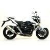 Terminale Race-Tech alluminio Dark" con fondello carby" Suzuki GSR 750 2011 2016