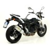 Terminale Race-Tech alluminio Dark" con fondello carby" Suzuki GSR 750 2011 2016