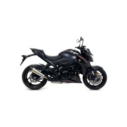 Terminale Race-Tech alluminio Dark" con fondello carby" Suzuki GSX-S 1000 / 1000 F 2017 2020