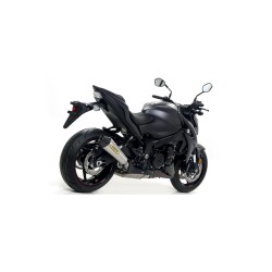 Terminale Race-Tech alluminio Dark" con fondello carby" Suzuki GSX-S 1000 / 1000 F 2017 2020