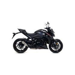 Terminale Race-Tech alluminio White" con fondello carby" Suzuki GSX-S 1000 / 1000 F 2017 2020