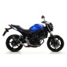 Terminale Race-Tech alluminio con fondello carby Suzuki SV 650 2016 2020