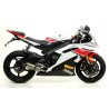 Terminale Thunder Approved Titanio per collettori originali Yamaha YZF 600 R6 2012 2016