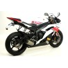 Terminale Pro-Race Nichrom Road Approved per collettori originali Yamaha YZF 600 R6 2012 2016