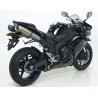 Terminali Thunder Approved Titanio (Dx+Sx) con fondello carby Yamaha YZF 1000 R1 2007 2008