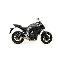 Terminale Thunder Titanio con fondello carby Yamaha MT-07 2014 2020