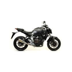 Terminale Thunder Titanio con fondello carby Yamaha MT-07 2014 2020