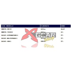 DISCHI FRIZIONE GUARNITI + NUDI ADIGE per BIMOTA, DUCATI HYPERMOTARD / 1098 S / MULTISTRADA e altri
