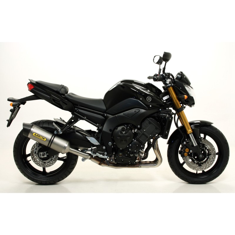 Terminale Race-Tech alluminio White" con fondello carby" Yamaha FZ8 - FZ8 FAZER 2010 2016