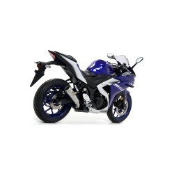 Terminale Street Thunder Titanio con fondello carby Yamaha YZF R3 2017 2018