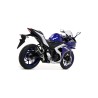 Terminale Street Thunder Titanio con fondello carby Yamaha YZF R3 2017 2018