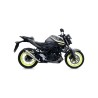 Terminale Street Thunder alluminio White" con fondello carby" Yamaha MT-03 2018 2019