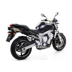 Terminali Street Thunder titanio (Dx+Sx) con fondello carby Yamaha FZ6 S2 / FZ6 FAZER S2 2007 2011