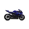 Terminale Indy Race alluminio Dark" con fondello carby" Yamaha YZF 1000 R1 2017 2019