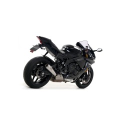 Terminale Indy Race alluminio Dark" con fondello carby" Yamaha YZF 1000 R1 2017 2019