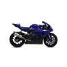 Terminale Indy Race alluminio Dark" con fondello carby" Yamaha YZF 1000 R1 2017 2019