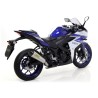 Terminale Pro Race nichrom Yamaha YZF R3 2015 2016