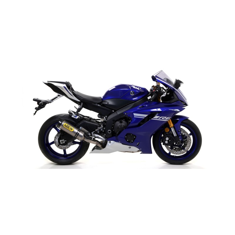 Terminale Pro-Race nichrom Dark"" Yamaha YZF 600 R6 2017 2020