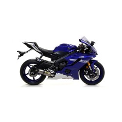 Terminale Pro-Race nichrom Dark"" Yamaha YZF 600 R6 2017 2020