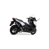 Terminale Race-Tech alluminio White" con fondello carby" Yamaha T-MAX 530 2017 2019