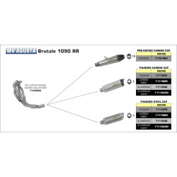 Collettori racing MV Agusta BRUTALE 1090RR 2010 2014