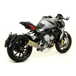 Terminale Trophy titanio con fondello carby MV Agusta BRUTALE 800 DRAGSTER 2014 2016