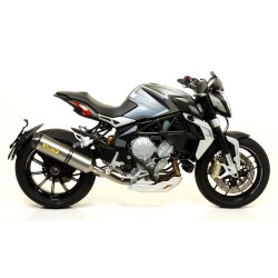 Terminale Trophy titanio con fondello carby MV Agusta BRUTALE 800 DRAGSTER 2014 2016