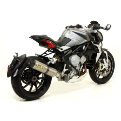 Terminale Trophy titanio con fondello carby MV Agusta BRUTALE 800 DRAGSTER 2014 2016