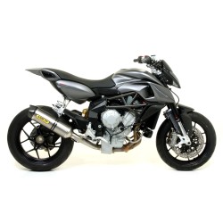 Terminale Race-Tech Approved titanio con fondello carby MV Agusta RIVALE 800 2014 2016