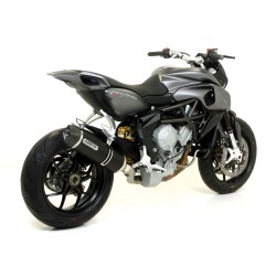 Terminale Race-Tech Approved titanio con fondello carby MV Agusta RIVALE 800 2014 2016