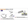 Terminali Race-Tech alluminio (Dx+Sx) con fondello carby KTM 990 SM/SMR 2008 2013