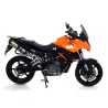Terminali Race-Tech Titanio (Dx+Sx) con fondello carby KTM 990 SMT 2009 2013