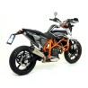 Terminale Race-Tech Approved titanio con fondello carby KTM DUKE 690 2012 2015