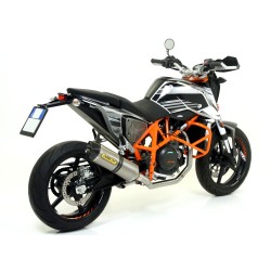 Terminale Race-Tech Approved titanio con fondello carby KTM DUKE 690 2012 2015